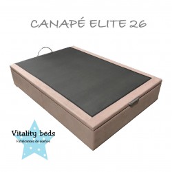 BASE TAPIZADA + COLCHON ECOBASIC 120x190