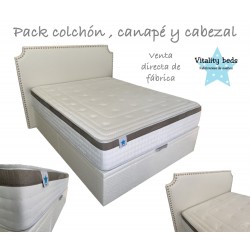 PACK LUXURY CANAPE Y CABECERO