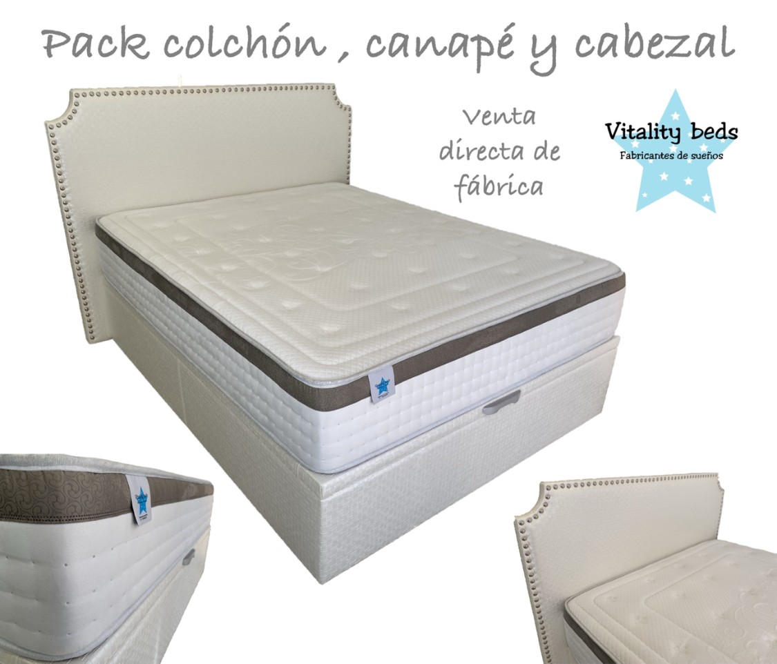 Pack canape y colchon Deluxe