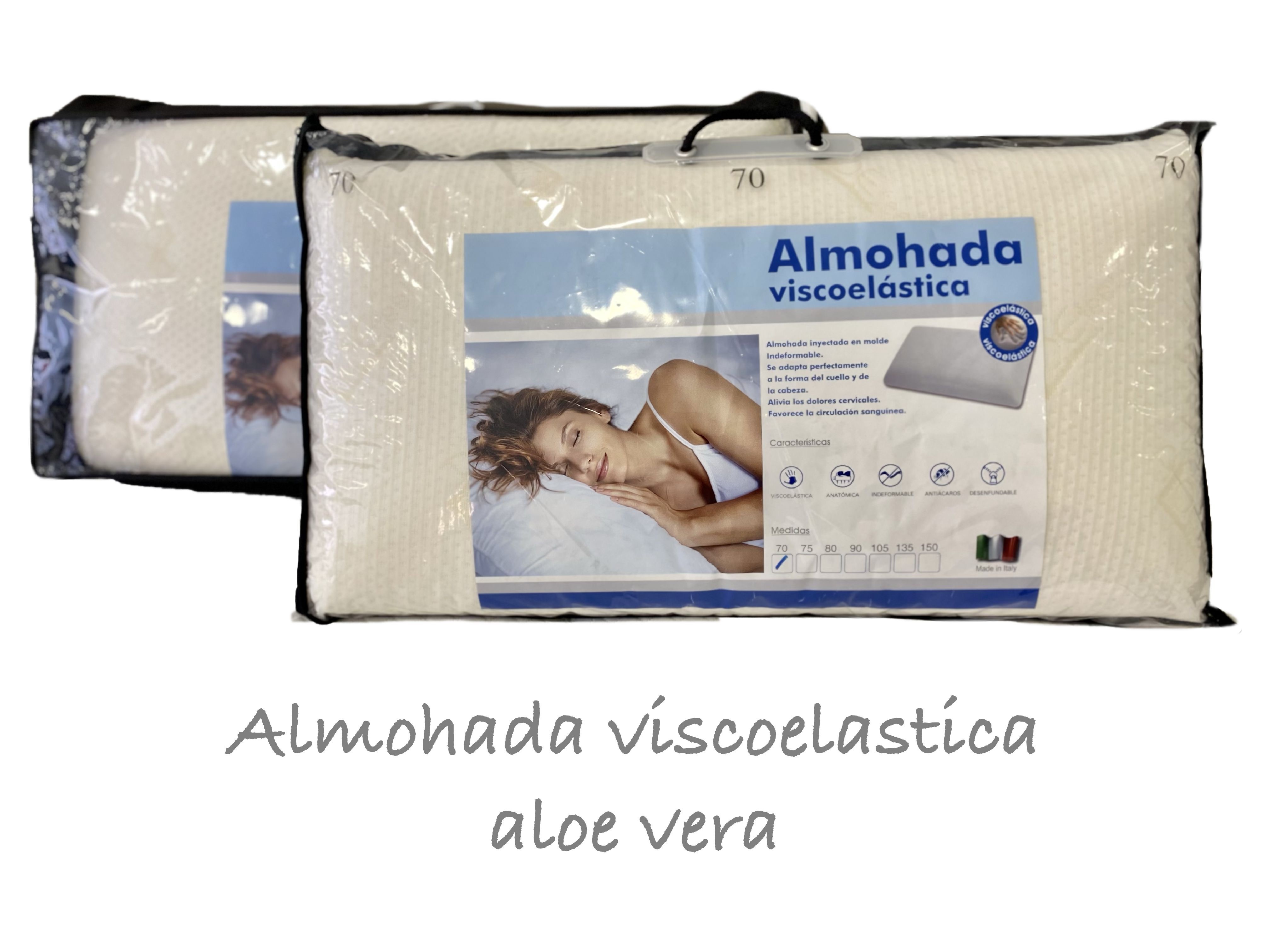 Almohada viscoelástica Aloe Vera Plus 150 cm